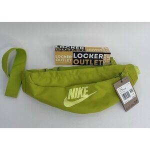 Nike Fanny Pack Hip Waist Belt Bag Sack Crossbody Lime Green DB0490-308 NWT